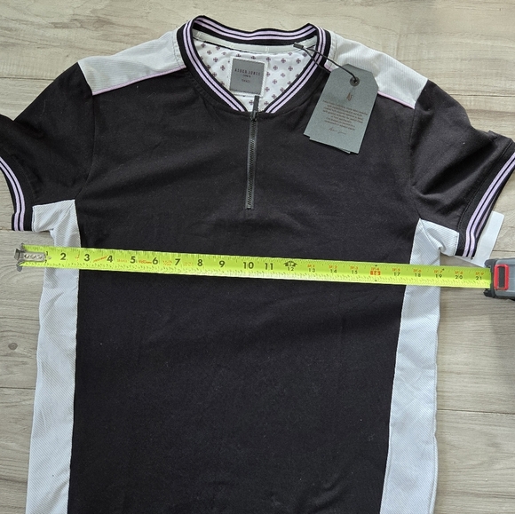 Asher Jones Black and White Men's Shirt Size S - Picture 5 of 6